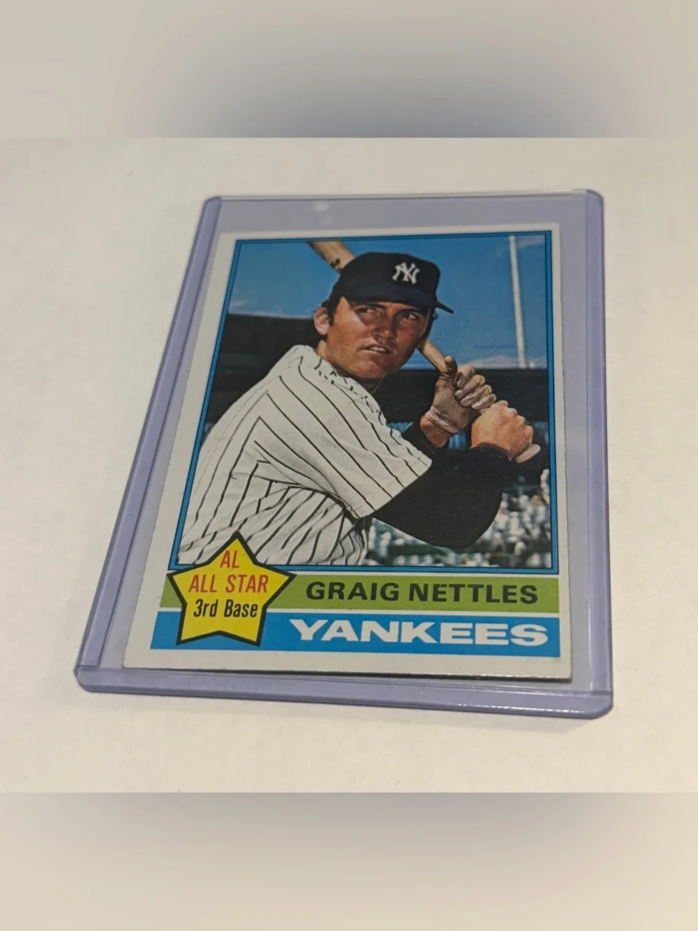 Graig Nettles 1976 Topps Baseball Card # 169 Vintage Collectible